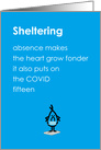Sheltering A Funny Thinking Of You Poem In The Days of COVID-19 card