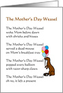 The Mother’s Day Weasel, A Funny Happy Mother’s Day Poem card