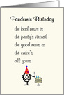 Pandemic Birthday A Funny Happy Birthday Poem In The Days Of COVID-19 card