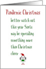 Pandemic Christmas A Funny Merry Christmas Poem card