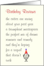 Birthday Reviews A Funny Happy Birthday Poem card