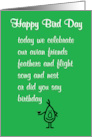 Happy Bird Day A Funny Happy Birthday Poem card