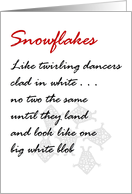 Snowflakes - a funny...