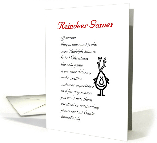 Reindeer Games - The Christmas card (1142568)