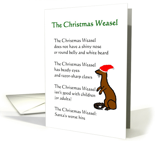 The Christmas Weasel - A Funny Christmas card (1142900)