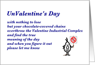 UnValentine’s Day - a (funny) Valentine Poem card