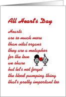 All Heart’s Day - a (funny) Valentine Poem card