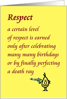 Respect - a funny...