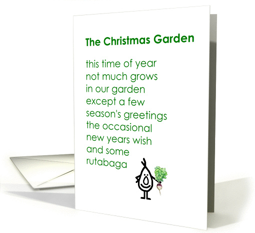 The Christmas Garden - a funny Christmas poem about a... (1309710)