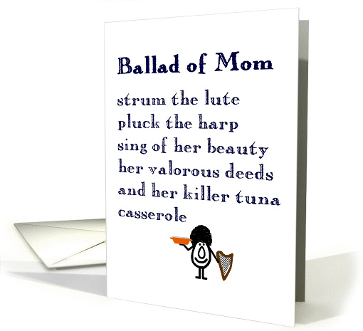 Ballad of Mom - a funny Happy Mother's Day poem card (1428440)