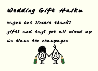 Wedding Gift Haiku -...