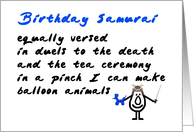 Birthday Samurai - a...