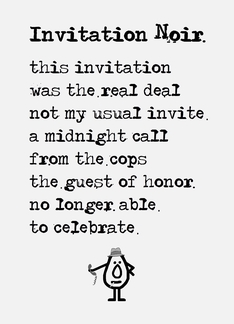 Invitation Noir - a...