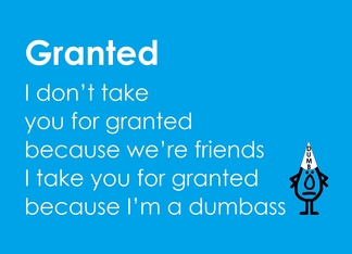 Granted - A funny...