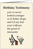 Birthday Testimony -...