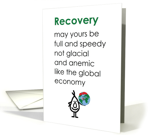 Recovery - A Funny Wishing You A Full And Fast Recovery Poem card