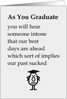 As You Graduate, A...
