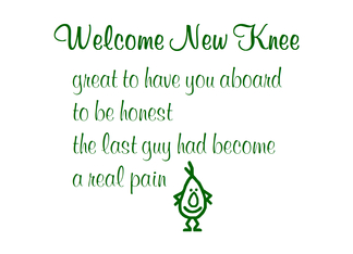 Welcome New Knee, A...