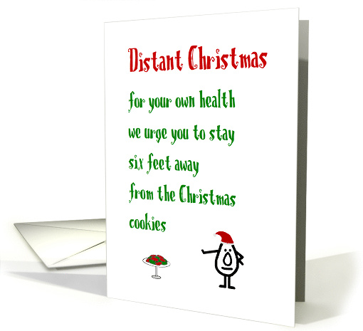 Distant Christmas A Funny Merry Christmas Poem During COVID card