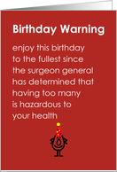Birthday Warning A...
