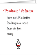 Pandemic Valentine A Funny Be My Valentine Poem From Him card