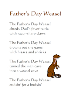 Father's Day Weasel...
