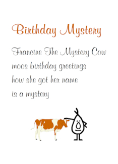 Birthday Mystery A...