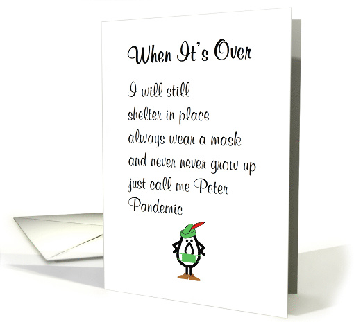 When It's Over A Funny Thinking Of You Poem card (1730572)