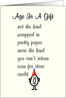 Age Is A Gift A...