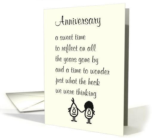 Anniversary A Funny Happy Wedding Anniversary Poem For... (1875184)