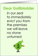 Dear Gallbladder A Funny Get Well Soon Poem