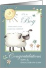 It’s a Boy Congratulations Son & Daughter-in-Law - Little Lamb card