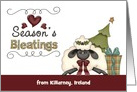 Seasons Bleatings from Your City Ireland - Sheep, Tree, Gift card