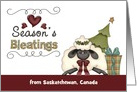 Seasons Bleatings from Your City Canada - Sheep, Tree, Gift card