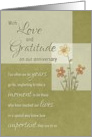 Anniversary Love & Gratitude through the years card