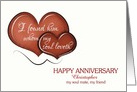 Anniversary - My Soul Mate, My Friend custom name card