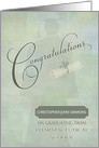 Congratulations Pharmaceutical School Graduate Custom Name card