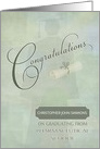 Congratulations Pharmaceutical School Graduate Custom Name card