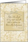 Scripture Psalm 103:1 Bless the Lord O My Soul card