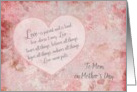 Mother’s Day Scripture 1 Cor 13 - Love is Patient and Kind card