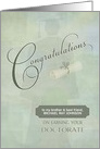 Congratulations Doctorate Degree Custom Name & Relationship card