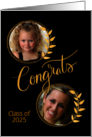 Graduation Congratulations Class of 2025 Custom Photo Party Invite card