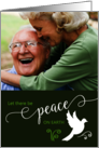 Christmas Let There Be Peace Custom Photo card
