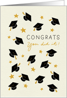 Graduation Handwritten Congrats You Did It card