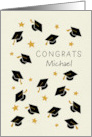 Graduation CONGRATS Personalize with Name card