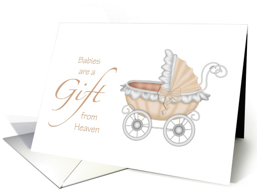 Baby Congratulations, Gift from Heaven card (1049773)