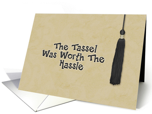 Congratulations on Graduation, Cash Enclosed - Tassle... (1064875)