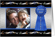 Happy Birthday Dad World’s Best Father Custom Photo card