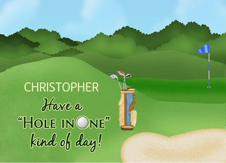 Golf Birthday Name...