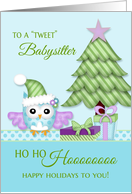 To 'Tweet Babysitter...